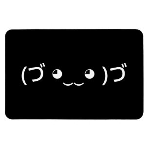 Ímã Hugging Emoticon (づ ◕ ‿ ◕ ‿ )づ japonês Kaomoji