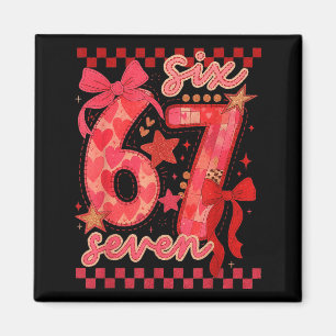 Imã Hugvyn Six Seven Valentine 6 7 Meme Xadrez Coqu