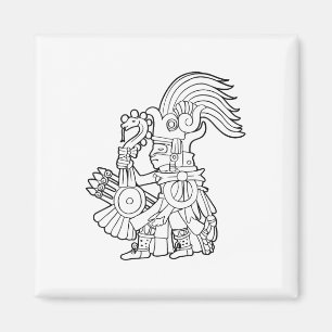 Imã Huitzilopochtli Asttec Deus Asttec Mitologia Mayan