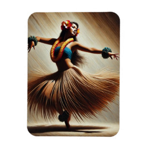 Ímã Hula Dancer Hawaii