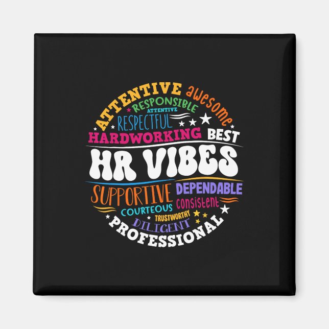 Imã Human Resources Hr Vibes Analyst Employee Apprecia (Frente)