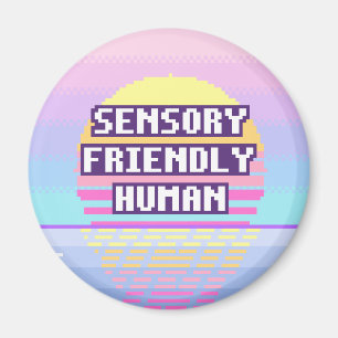 Imã Humano Amigável aos Sentidos Ímã de Pixel Neurodiv