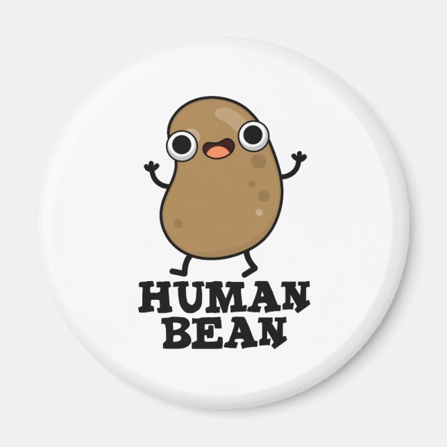 Imã Humano Engraçado De Bean Humano Ser Canhoto (Frente)
