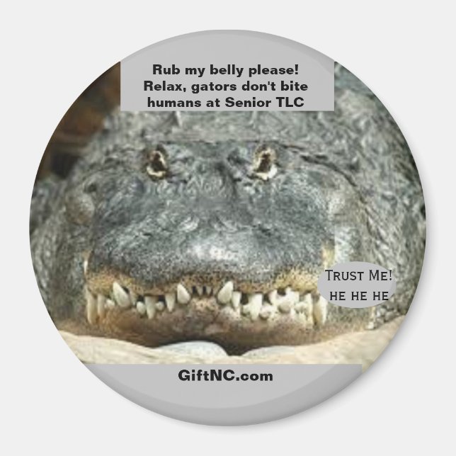 Imã Humanos no Mais velho TLC engrenagem gator magnet (Frente)