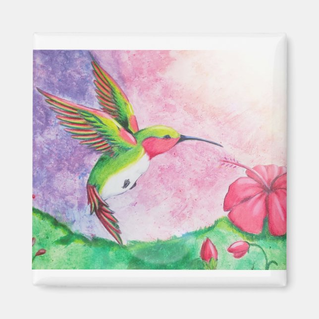 Imã Humming Bird Magnet (Frente)