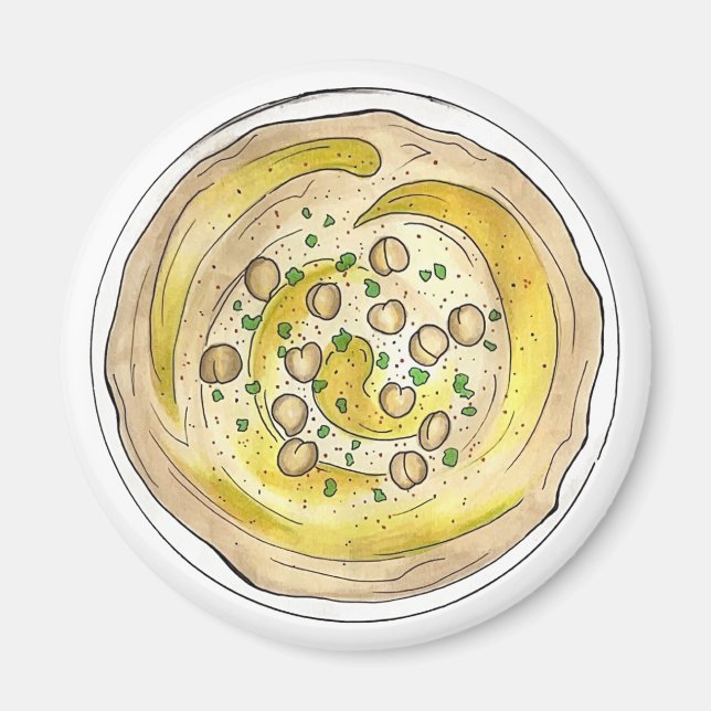Imã Hummus Houmous — Comida do Médio Oriente (Frente)