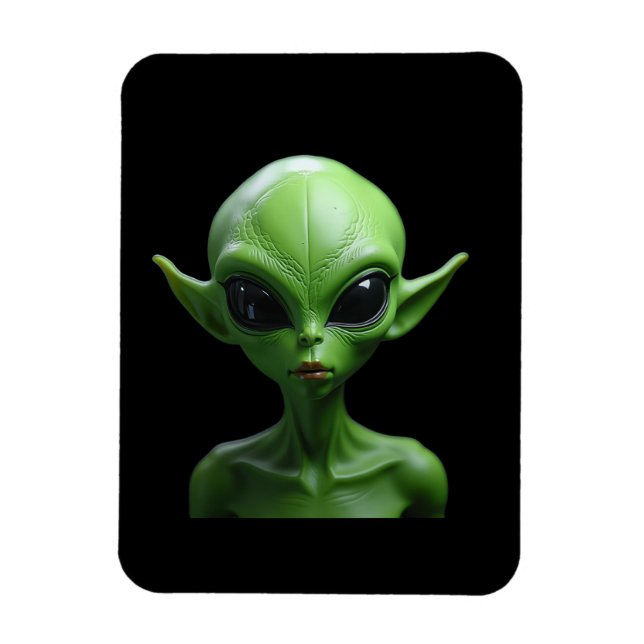 Ímã Humoide verde (Vertical)