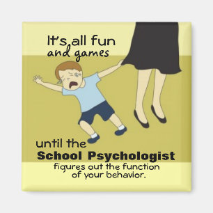 Imã Humor da psicologia da escola (ímã)
