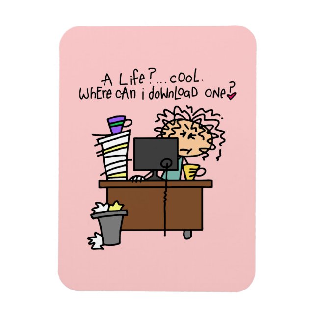 Ímã Humor da vida da transferência (Vertical)