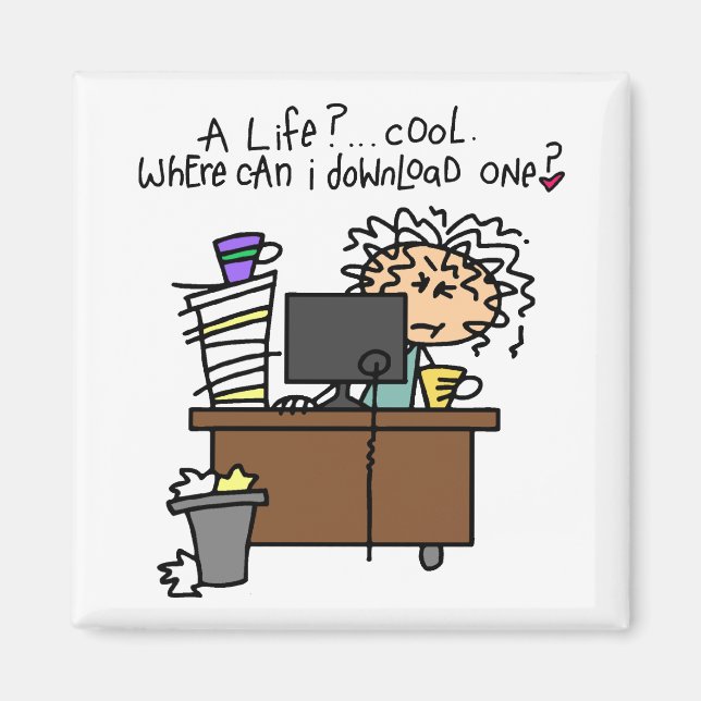 Imã Humor da vida da transferência (Frente)