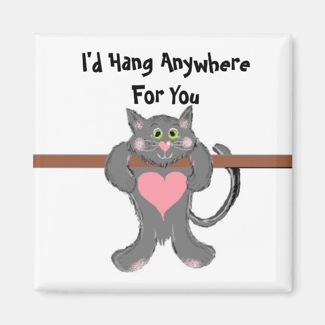Imã Humor de Amor de Gato (Frente)