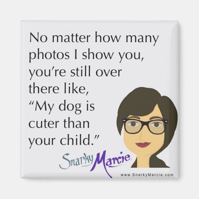 Imã Humor de Cão (Frente)