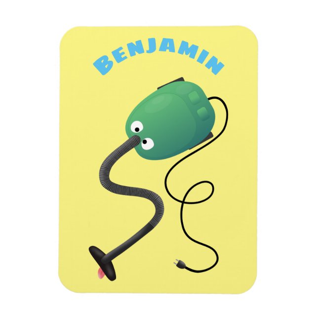 Ímã Humor de desenho animado de aspirador (Vertical)