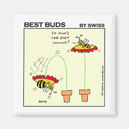 Imã Humor de dieta dos desenhos animados gordos