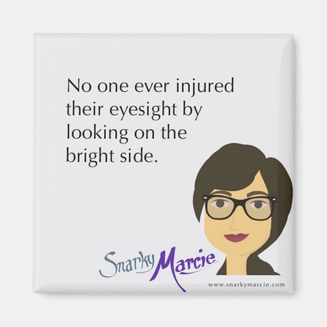 Imã Humor de Positividade (Frente)