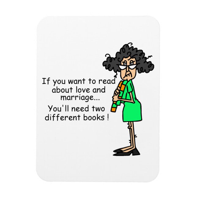 Ímã Humor do amor e do casamento (Vertical)