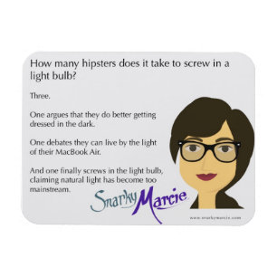 Ímã Humor do hipster