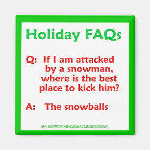 Imã Humor engraçado da chalaça do feriado do Natal d