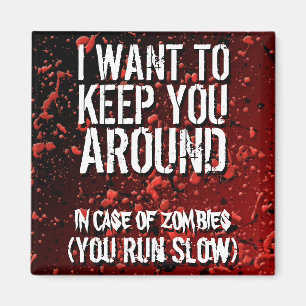 Imã Humor engraçado do apocalipse dos zombis