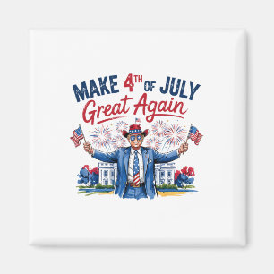 Imã Humor Engraçado Trump Faça 4 De Julho Grande Novam