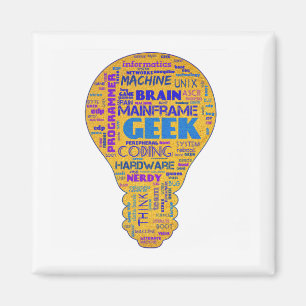 Imã Humor Geek de Tecnologia Engraçado - Presente para