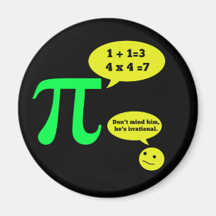 Imã Humor irracional do Pi