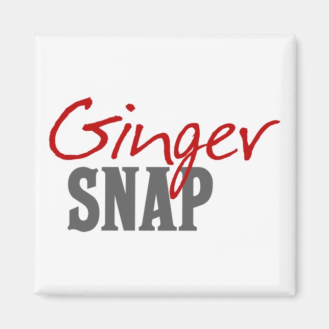 Imã Humor Redhead - Snap Ginger (Frente)