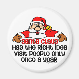 Imã Humor social do papai noel