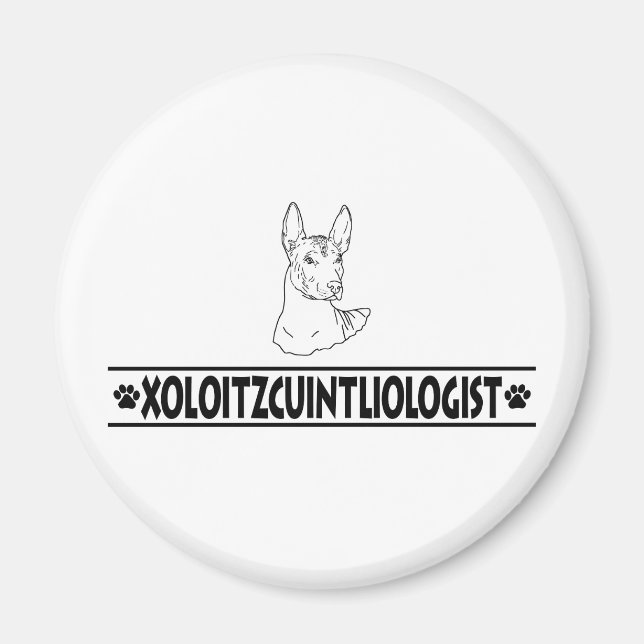 Imã Humor Xoloitzcuintli (Frente)