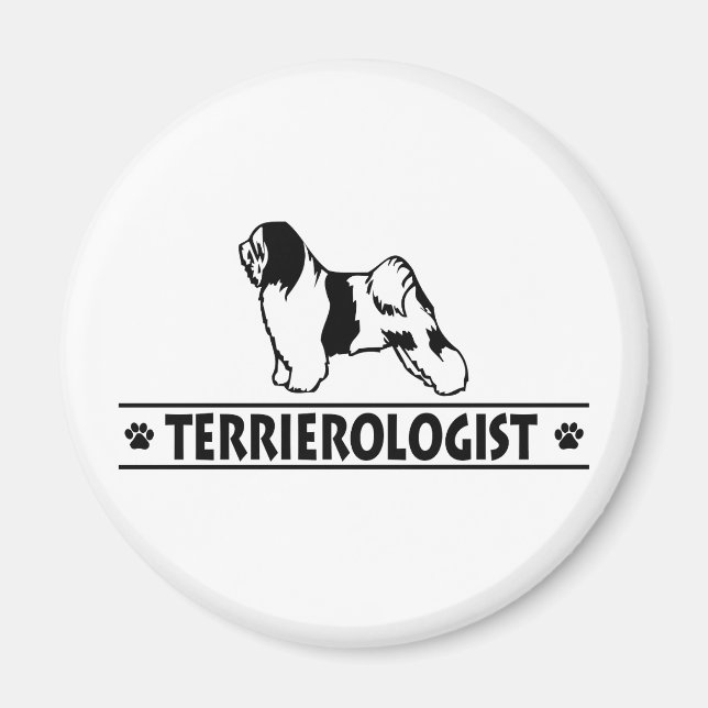 Imã Humorista Tibetano Terrier (Frente)