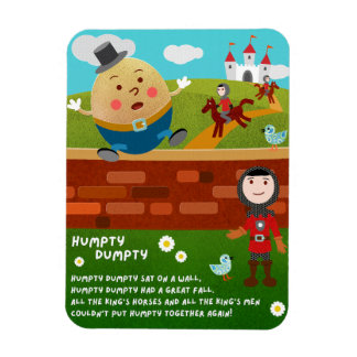 Ímã Humpty Dumpty Nursery Rhyme Magnet