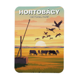 Ímã Hungary Hortobagy National Park Travel