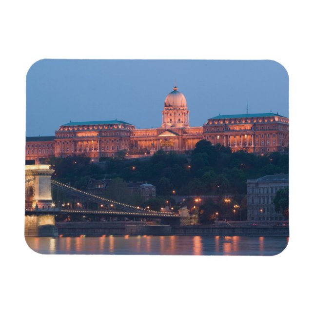 Ímã HUNGRIA, Budapeste: Ponte de Szechenyi (Correntes) (Horizontal)