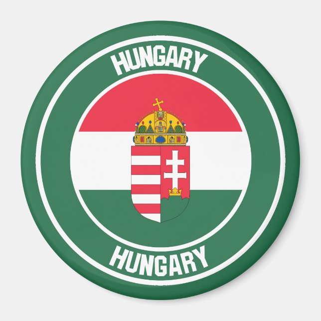 Imã Hungria Round Emblem (Frente)