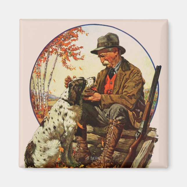 Imã Hunter e Spaniel (Frente)