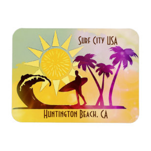 Ímã Huntington Beach California Surf City USA