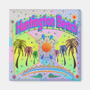 Imã Huntington Beach Calm Desire Magnet