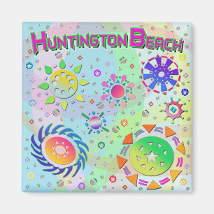 Imã Huntington Beach Seven Suns & Energy Magnet