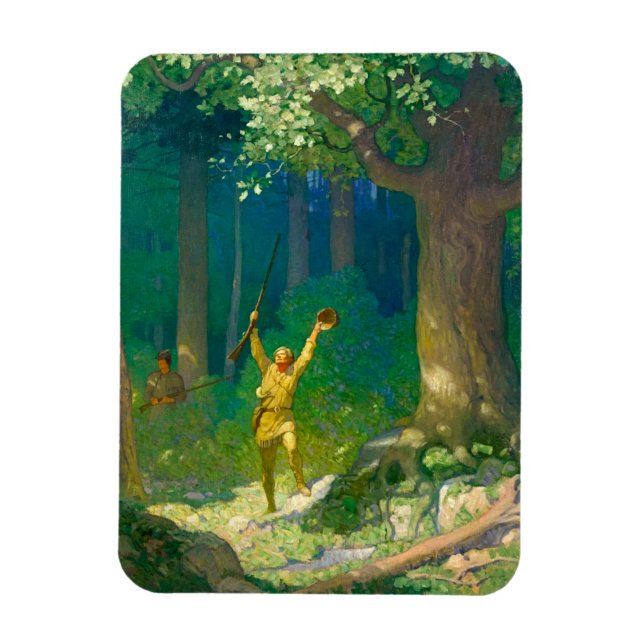 Ímã Huntsman por Newell Convers Wyeth (Vertical)