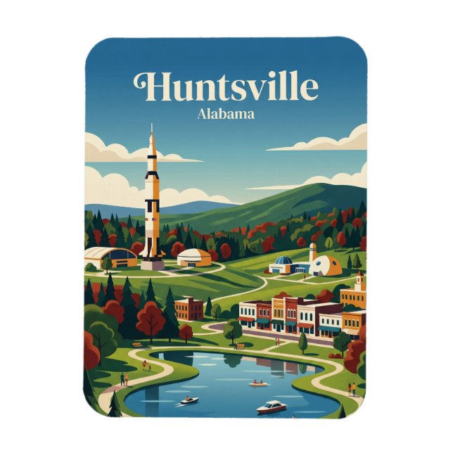 Ímã Huntsville Alabama (Vertical)