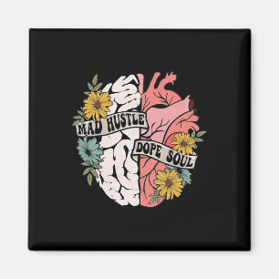 Imã Hustle Drug Soul Floral Brain Saúde Mental Awaren