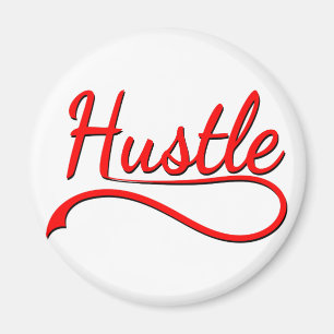 Imã Hustle Typografia Art