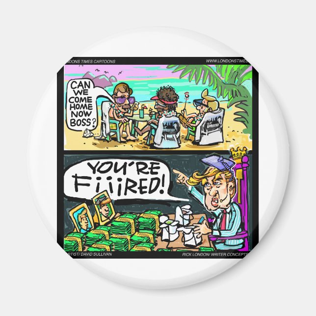 Imã Hwiian Trump Detectives Dons e Cartões Engraçados (Frente)