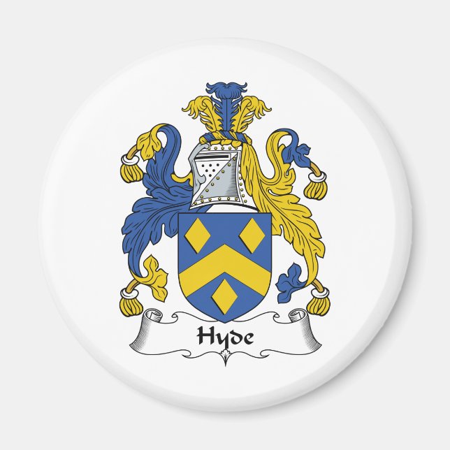 Imã Hyde Family Crest (Frente)