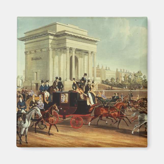 Imã Hyde Park Corner, depois de James Pollard (Frente)