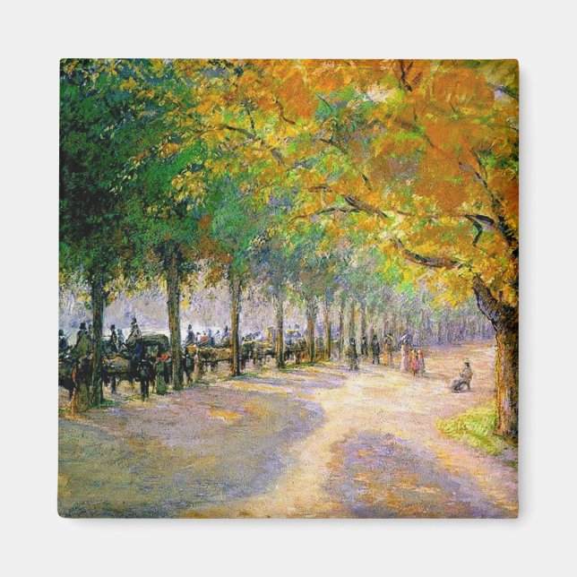 Imã Hyde Park, paisagem urbana de Londres (Frente)