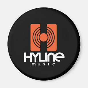 Imã Hyline Music íman laranja Black/