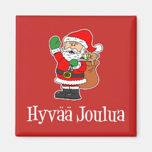 Imã Hyvaa Joulua Papais noeis de Natal Finlandeses (RE
