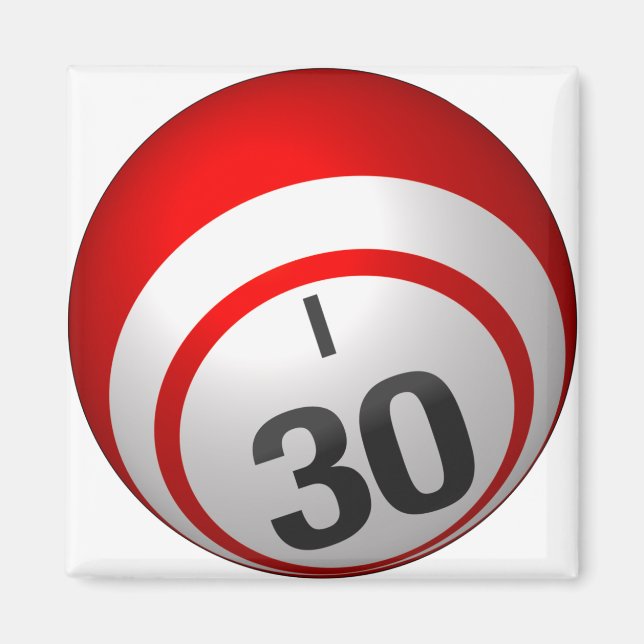Imã I 30 íman de bingo (Frente)