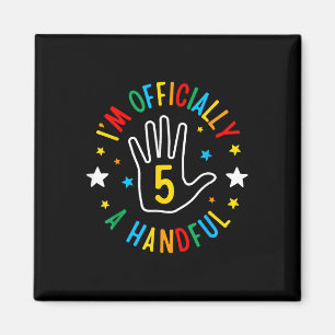 Imã I'm Oficialmente Um Pequeno 5 Divertido Aniver